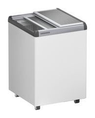 Zamrażarka skrzyniowa do lodów, Pokrywa aluminiowa przesuwana, Biała, EFE 1500