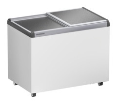 Zamrażarka skrzyniowa do lodów, Pokrywa aluminiowa przesuwana, Biała, EFE 3000