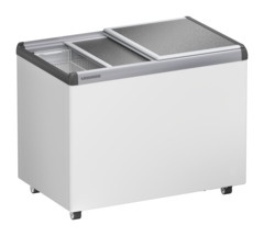 Zamrażarka skrzyniowa do lodów, Pokrywa aluminiowa przesuwana, Biała, EFE 3000