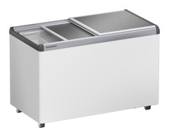 Zamrażarka skrzyniowa do lodów, Pokrywa aluminiowa przesuwana, Biała, EFE 3800