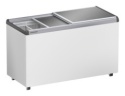 Zamrażarka skrzyniowa do lodów, Pokrywa aluminiowa przesuwana, Biała, EFE 4600