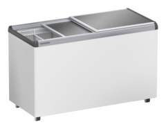 Zamrażarka skrzyniowa do lodów, Pokrywa aluminiowa przesuwana, Biała, EFE 4600