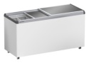 Zamrażarka skrzyniowa do lodów, Pokrywa aluminiowa przesuwana, Biała, EFE 5100