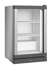 Zamrażarka gastronomiczna z chłodzeniem statycznym, drzwi ze szkła izolacyjnego z ramą z aluminium, Srebrny, F 913