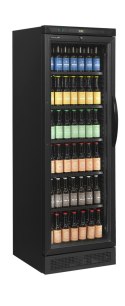 Chłodziarka na butelki, zawiasy z lewej strony CEV425 BLACK L/H