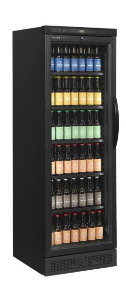 Chłodziarka na butelki, zawiasy z lewej strony CEV425 BLACK L/H