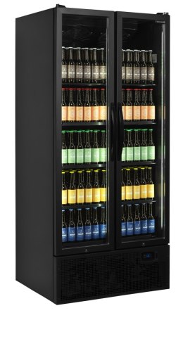 Czarna chłodziarka ekspozycyjna FS890H BLACK