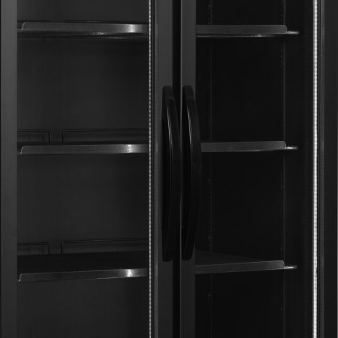 Czarna chłodziarka ekspozycyjna FS890H BLACK