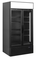 Czarna chłodziarka ekspozycyjna FSC1000H BLACK