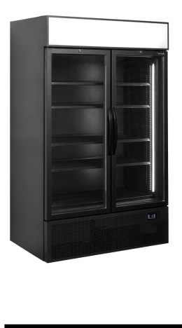 Czarna chłodziarka ekspozycyjna FSC1200H BLACK