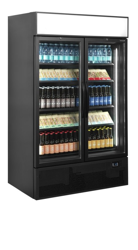 Czarna chłodziarka ekspozycyjna FSC1200H BLACK