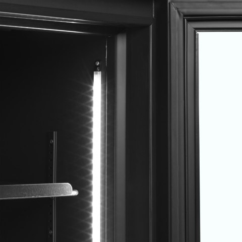 Czarna chłodziarka ekspozycyjna FSC1200H BLACK