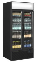 Czarna chłodziarka ekspozycyjna FSC891H Black