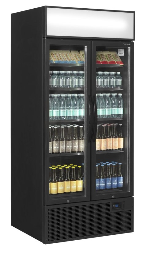 Czarna chłodziarka ekspozycyjna FSC891H Black