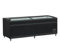 Czarna chłodziarka / zamrażarka supermarketowa SFI210B-CF VS