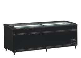 Czarna chłodziarka / zamrażarka supermarketowa SFI210B-CF VS