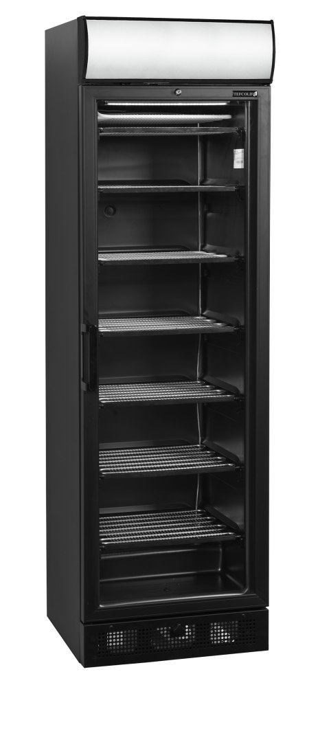 Czarna zamrażarka ekspozycyjna UFSC371GCP Black