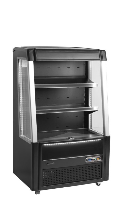 Niska otwarta witryna chłodnicza ODC90 BLACK