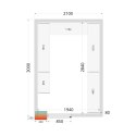 Panele do pomieszczenia chłodniczego 80 mm CR 210x300x220 WD