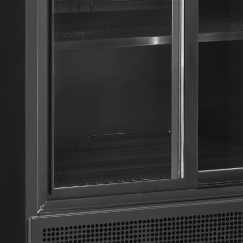 Czarna chłodziarka ekspozycyjna FSC891S Black