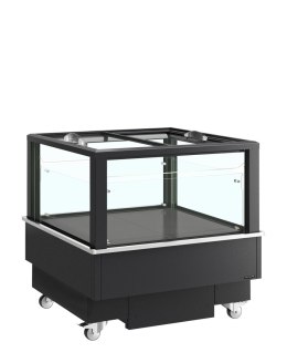 Czarna chłodziarko-zamrażarka impulsowa EIB-D1010-B1