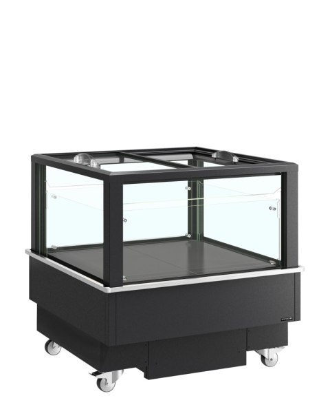 Czarna chłodziarko-zamrażarka impulsowa EIB-D1010-B1