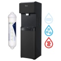 Midea JS1844S BLACK Wolnostojący dystrybutor wody z filtrem