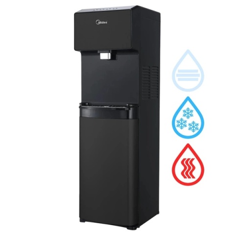 Midea JS1844S BLACK Wolnostojący dystrybutor wody