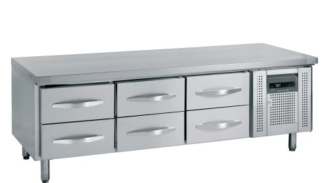 Stół chłodniczy - podstawa chłodnicza z szufladami GN1/1 UC5360