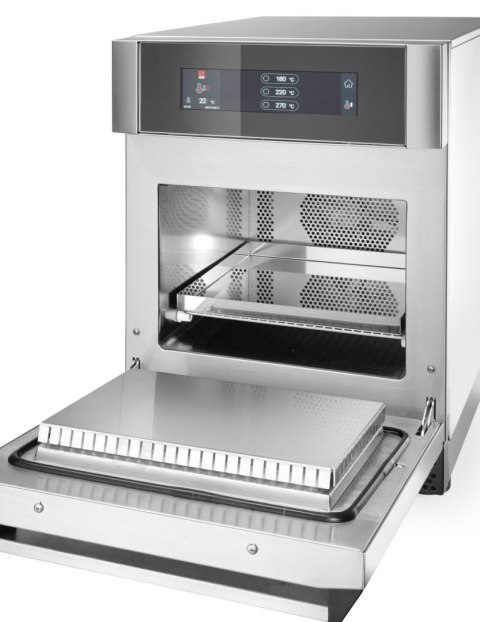 Piec konwekcyjno-mikrofalowy REDFLASH, Tecnoeka, srebrny, 230V/3680W, 420x632x(H)630mm