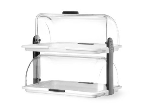 Witrynka Roll top - podwójna, HENDI, 465x310x(H)410mm