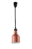 Lampa do podgrzewania potraw - wisząca - śr.175x(H)250mm miedziana