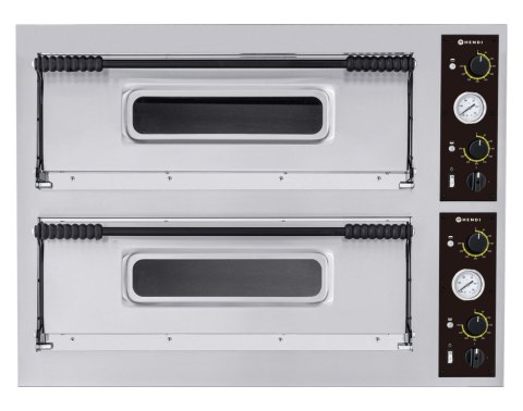 Piec do pizzy Basic XL 66, HENDI, 2 komory, 400V/18000W, 1365x955x(H)745mm
