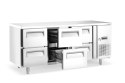 Stół chłodniczy z 6 szufladami, Arktic, 420L, 230V/400W, 1795x700x(H)879mm