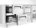 Stół chłodniczy z 6 szufladami, Arktic, 420L, 230V/400W, 1795x700x(H)879mm