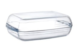 Naczynie żaroodporne, podwójne Duralex, transparentny, 355x220x(H)110mm