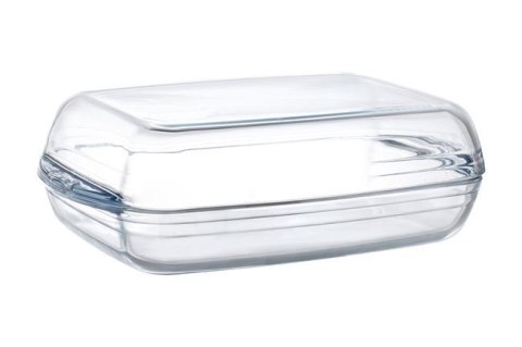 Naczynie żaroodporne, podwójne Duralex, transparentny, 355x220x(H)110mm