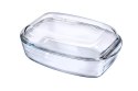 Naczynie żaroodporne z pokrywą Duralex, transparentny, 370x215x(H)140mm