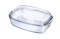 Naczynie żaroodporne z pokrywą Duralex, transparentny, 370x215x(H)140mm