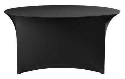 Obrus okrągły, HENDI, czarny, 1500x(H)760mm