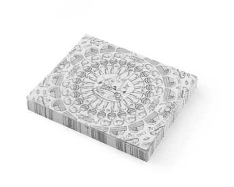 Papier pergaminowy do frytek i przekąsek, 500 szt., 250x200mm