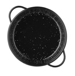 Patelnia emaliowana, czarny, ⌀160x(H)45mm, Okrągły