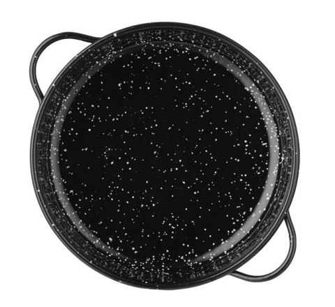 Patelnia emaliowana, czarny, ⌀200x(H)45mm, Okrągły