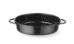 Patelnia emaliowana, czarny, ⌀200x(H)45mm, Okrągły