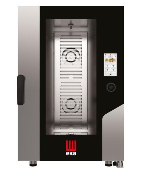 Piec konwekcyjno - parowy 11 x GN 1/1 elektryczny z bojlerem, ekranem dotykowym, z systemem myjącym i sondą