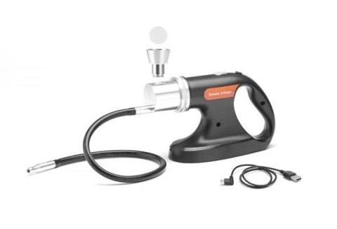 Pistolet wędzarniczy - 3 prędkości podawania dymu 215x70x(H)160mm