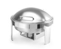 Podgrzewacz na pastę 6L okrągły satynowany Hendi 465x420x(H)320mm