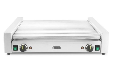 Podgrzewacz rolkowy do parówek XL - dwustrefowy 14 rolek Hendi