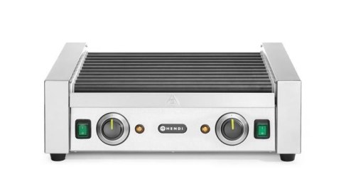 Podgrzewacz rolkowy do parówek dwustrefowy 11 rolek 530x525x(H)180mm