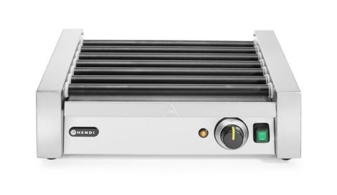 Podgrzewacz rolkowy do parówek jednostrefowy 7 rolek Hendi 525x365x(H)176mm